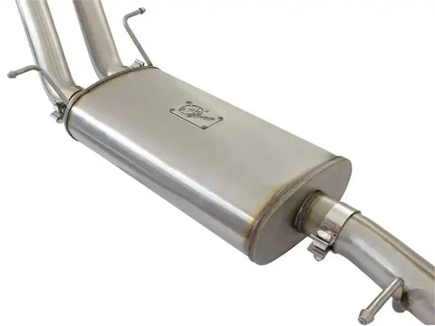 aFe 49-44071-B MACH Force-Xp 3in CB SS Dual Exhaust w/Black Tips 09-16 GM Silverado/Sierra 4.3L/4.8L/5.3L