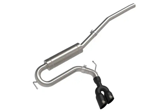 aFe 49-33144-B Rebel Series 2.5in 409 SS Cat-Back Exhaust w/ Black Tip 2022 Ford Maverick