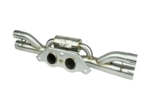 aFe 49C36434 Power MACHForce XP 304 Stainless Secondary Muffler Delete Pipe 14-19 Porsche 911 GT3 3.8L/4.0L