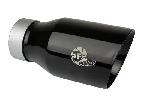 aFe 49-44128-B Large Bore-HD 3 409SS DPF-Back 20-21 GM Trucks L6-3.0L (td) LM2 - Black Tip