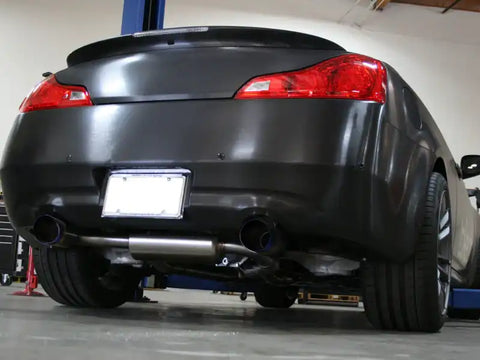 aFe 49-36103-L Takeda 2-1/2in 304SS Cat-Back Exhaust Infiniti G37 08-13/Q60 14-15 V6-3.7 w/ Blue Flame Tips