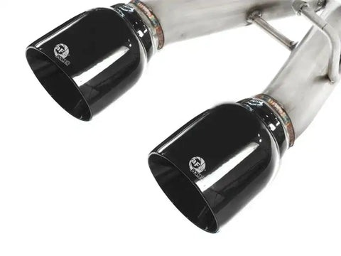 aFe 49-36408-B MACHForce XP Exhaust 304SS Cat-Back w/ BlackTips 2008 VW Golf R32 V5 3.2L