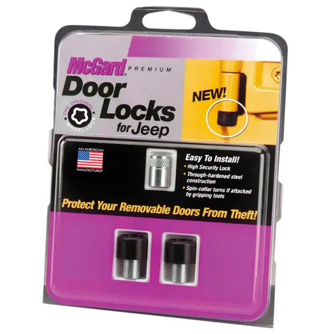 McGard 07-17 Jeep Wrangler JK / Unlimited 2-Door Lock Set - (2 Locks)
