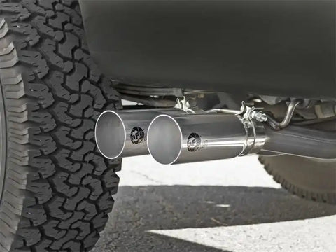 aFe 49-43079-P Rebel Exhausts Cat-Back SS Ford F-150 04-08 V8 4.6/5.4L w/ Polished Tips