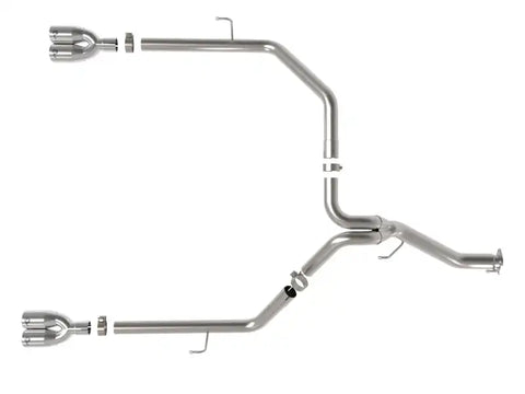aFe 49-38095-P Vulcan Series 3in 304SS Cat-Back 21 Jeep Gladiator V6-3.0L (td) - Dual Polished Tip