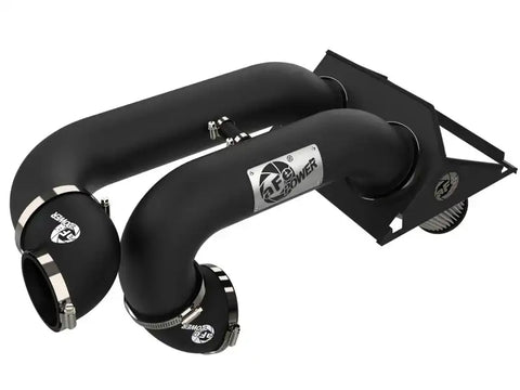 aFe 51-12972-B MagnumFORCE 2XP Intake w/3.5in Black Steel Housing Pro DRY S Filter 2017 Ford F-150 V6-3.5L (tt)