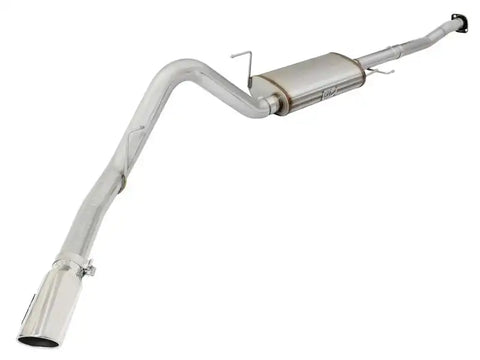 aFe 49-43068-P MACHForce XP SS Exhaust 3in to 3.5in Cat-Back w/ Polished Tip 15 Ford F-150 EcoBoost V6 2.7/3.5L