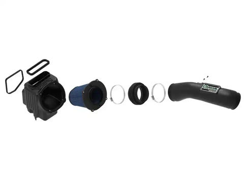 aFe 53-10007R Quantum Pro 5R Cold Air Intake System 17-18 GM/Chevy Duramax V6-6.6L L5P - Oiled