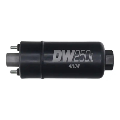 DeatschWerks 250LPH In-Line External Fuel Pump w/ Mounting Brackets