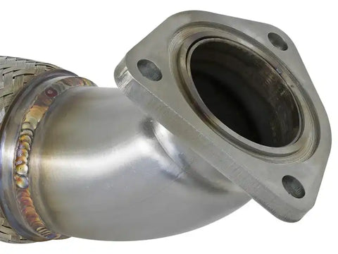 aFe 49-36617 Twisted Steel 3in Rear Down-Pipe/Mid Pipe 2017+ Honda Civic Type R I4 2.0L (t)