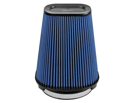 aFe 24-90110-CF Magnum FLOW Pro 5R Air Filter (5.5x 7.5)in F (9x 7)in B (5.8 x 3.8)in T (Carbon Fiber) 10in H