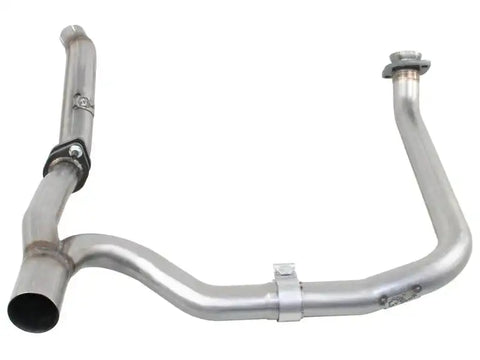 aFe 48-46210 Power Twisted Steel Loop Delete D/P & Y-Pipe SS 2in/2.5in 12-14 Jeep Wrangler (JK) V6 3.6L