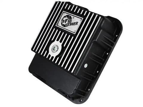 aFe 46-70242 Transmission Pan (Black w/ Machined Fins) GM Trucks 99-16 (4L60-E/4L60E/4L65E/4L70E/4L75E)