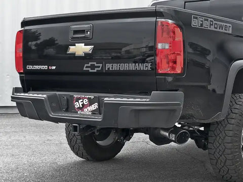 aFe 49-44097-B MACH Force-Xp 3.0in 304 SS Cat-Back Exhaust w/ Black Tip 17-18 GM Colorado/Canyon