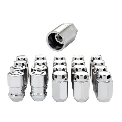 McGard 5 Lug Hex Install Kit (Clamshell) w/Locks (Cone Seat Nut) 1/2-20 / 13/16 - Chrome