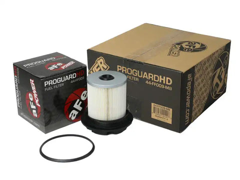 aFe 44-FF009-MB Pro GUARD D2 Fuel Filter 94-97 Ford Diesel Trucks V8 7.3L (td-di) (4 Pack)