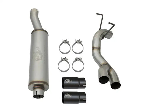 aFe 49-42057-B Rebel Series 3-1/2in 409 SS Cat-Back Exhaust System w/Black Tip RAM 2500/3500 14-17 V8 6.4L