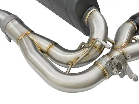 aFe 49-36330-1B 16-18 BMW M2 L6-3.0L MACH Force-Xp 3in to 2.5in 304 SS Cat-Back Exhaust System-Quad Black Tips