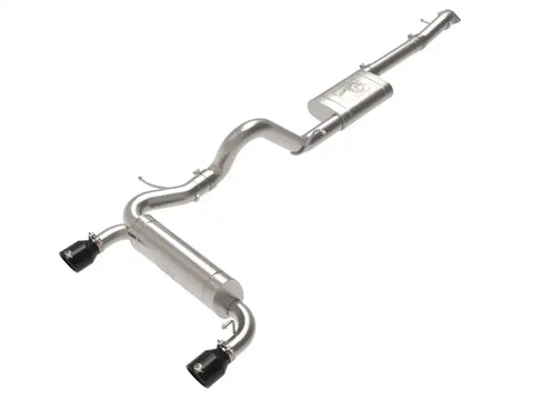 aFe 49-33138-B Vulcan 3in 304 SS Cat-Back Exhaust 2021 Ford Bronco L4-2.3L (t)/V6-2.7L (tt) w/ Black Tips