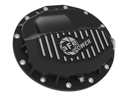 aFe 46-70402-WL Power Pro Series Front Diff Cover Black Machined & Gear Oil 13-18 Dodge Ram 2500/3500