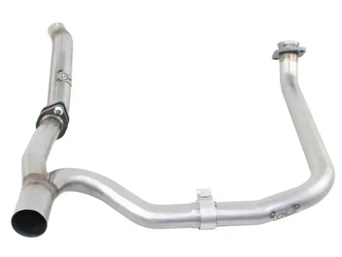 aFe 48-06210 Twisted Steel Delete Down-Pipe and Y-Pipe 2 to 2-1/2in Alum Exhaust 12-16 Jeep Wrangler