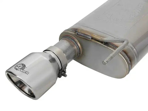 aFe 49-43105-P MACH Force-Xp SS Axle Back Exhaust w/Polished Tips 15-17 Ford Mustang GT V8-5.0L
