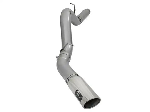 aFe 49-44081-P LARGE Bore HD 5in Exhausts DPF-Back SS w/ Pol Tips 16-17 GM Diesel Truck V8-6.6L (td) LML/L5P