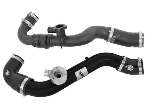 aFe 46-20254-B BladeRunner Intercooler Tubes Black Hot/Cold Side for 15-16 Ford Mustang EcoBoost I4-2.3L (t)
