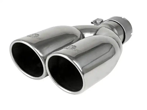 aFe 49-48086-P Rebel Series 2.5in 409 SS Axle-Back Exhaust Polished 07-18 Jeep Wrangler (JK) V6-3.6L/3.8L