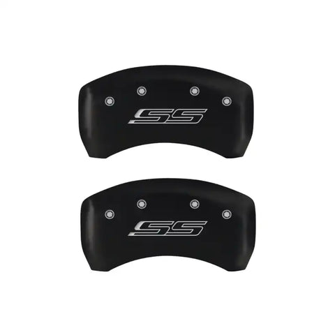 MGP 4 Caliper Covers Engraved Front & Rear Gen 5/SS Red finish silver ch
