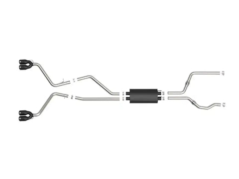 aFe 49-33139-B MACH Force-Xp 2.5in. 304 SS C/B Exhaust 20-21 Ford Explorer V6-3.0L - Black Tip