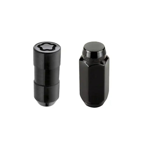 McGard 6 Lug Hex Install Kit w/Locks (Cone Seat Nut) M14X1.5 / 22mm 1.945in. Length - Black