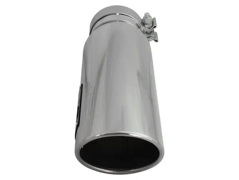 aFe 49T40501-P15 Diesel Exhaust Tip Bolt On Polished 4in Inlex x 5in Outlet 15in