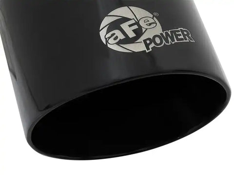 aFe 49T25354-B07 MACH Force-Xp Universal 409 SS Single-Wall Clamp-On Exhaust Tip - Black