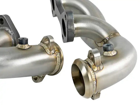 aFe 48-33022 Twisted Steel 1.75-2in 304 SS Headers 03-07 Ford Diesel Trucks V8-6.0L (td)