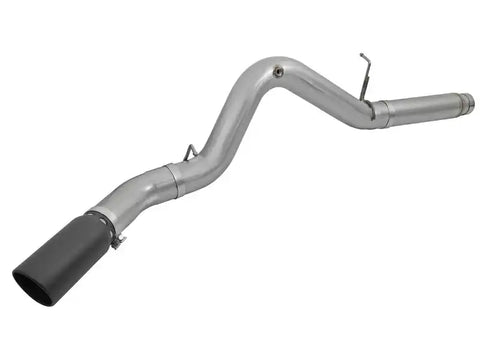 aFe 49-44081-B LARGE Bore HD 5in Exhausts DPF-Back SS w/ Black Tips 16-17 GM Diesel Truck V8-6.6L (td) LML/L5P