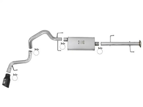 aFe 49-06039-B Scorpion 2-1/2in Aluminized Steel Cat-Back Exhaust w/ Black Tips 07-17 Toyota FJ Cruiser V6 4.0L