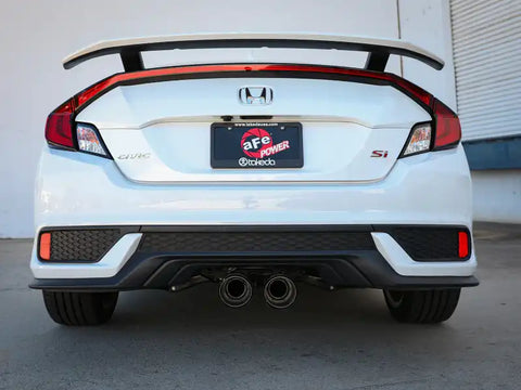 aFe 49-36620-C Takeda 2.5in 304SS Cat-Back Exhaust System 17-20 Honda Civic SI Coupe L4-1.5L (t)