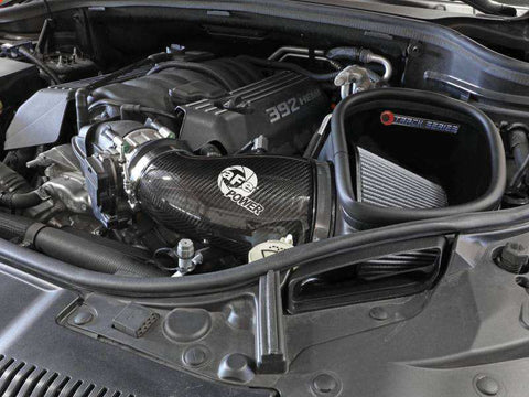 aFe 57-10014D 12-21 Jeep Grand Cherokee 6.4L Track Series Carbon Fiber Cold Air Intake w/Pro Dry S Filter