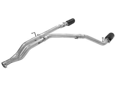 aFe 49-42044-B MACHForce XP DPF-Back Exhaust 3in SS w/ 6in Black Tips 2014 Dodge Ram 1500 V6 3.0L EcoDiesel