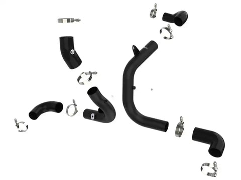 aFe 46-20414-B BladeRunner 15-20 VW GTI (MKVII) L4-2.0L (t) Aluminum Hot and Cold Charge Pipe Kit Black