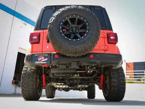 aFe 49-38091 20-21 Jeep Wrangler (JL) Large Bore-HD 3 IN 304 Stainless Steel DPF-Back Hi-Tuck Exhaust System