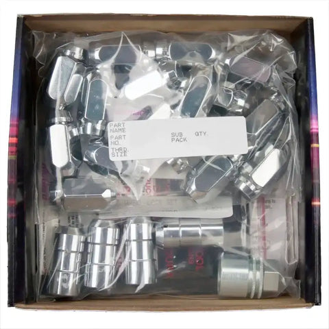 McGard 5 Lug Hex Install Kit w/Locks (Cone Seat Nut) 9/16-18 / 13/16 1.75in. L - Chrome
