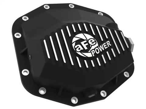 aFe 46-71281B POWER 21-22 Ram1500 TRX Hemi V8 6.2L PRO Series Rear Diff Cover Black w/Machined Fins & Gear Oil