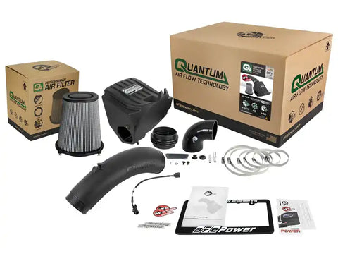 aFe 53-10010D Quantum Cold Air Intake System w/ Pro Dry S Media 15-19 Ford F-150 V8-5.0L