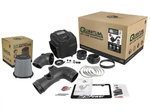 aFe 53-10006D Quantum Pro DRY S Cold Air Intake System 11-16 GM/Chevy Duramax V8-6.6L LML -