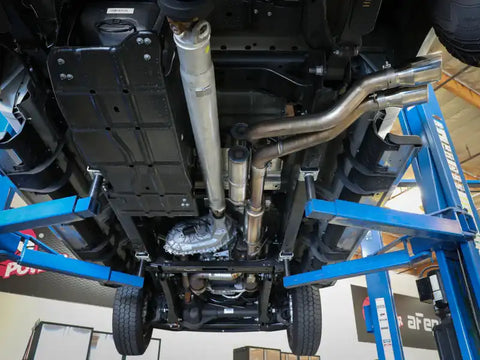 aFe 49-43117-P Rebel Series 3in 409 SS Cat-Back Exhaust w/ Polish Tips 17-20 Ford F-250 V8 6.2L