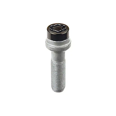 McGard Wheel Lock Bolt Set - 4pk. (Radius Seat) M14X1.5 / 17mm Hex 45.0mm Shank Length Black
