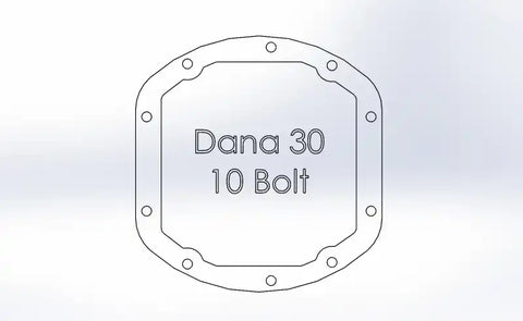 aFe 46-71130B Street Series Dana 30Front Differential Cover Black w/ Machined Fins 97-18 Jeep Wrangler