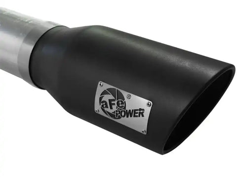 aFe 49-04041-B Atlas Exhaust 5in DPF-Back Al Steel 11-13 GM Diesel Trucks V8-6.6L (td) LML (Blk Tip)